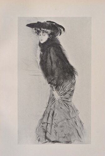 La robe relevée by Paul César Helleu, Print for Sale on Singulart