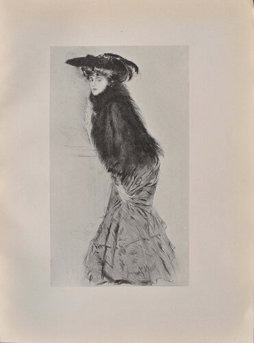 La robe relevée de Paul César Helleu, Impresión a la venta en Singulart