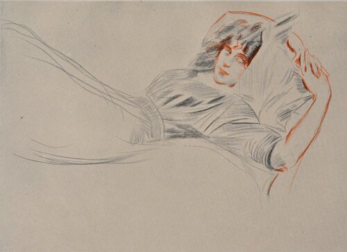 La dormeuse van Paul César Helleu, Afdruk te koop op Singulart