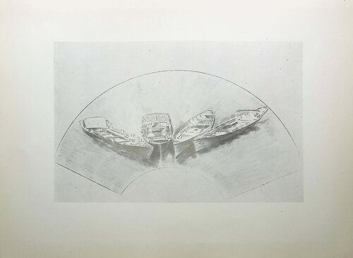 Les trois barques Paul César Helleu