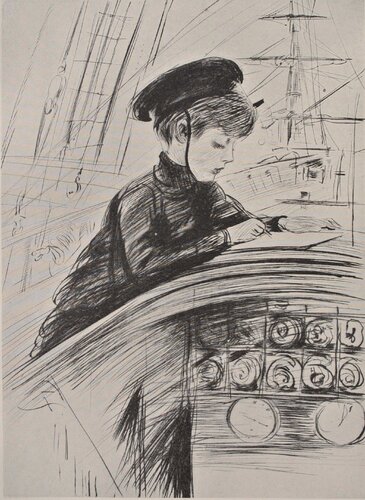 Le petit marin von Paul César Helleu, Druck kaufen auf Singulart