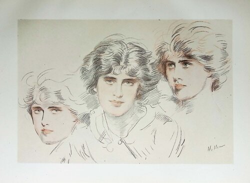 Les trois soeurs Paul César Helleu