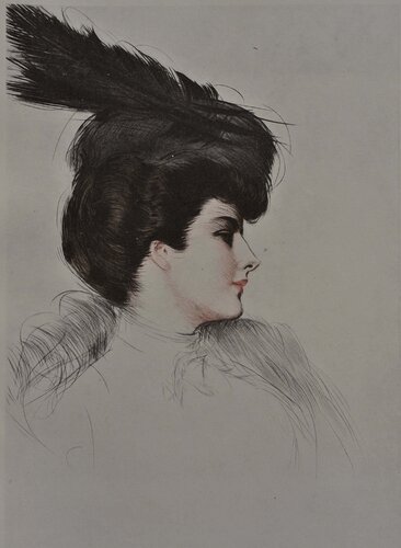 La dame à la toque by Paul César Helleu, Print for Sale on Singulart