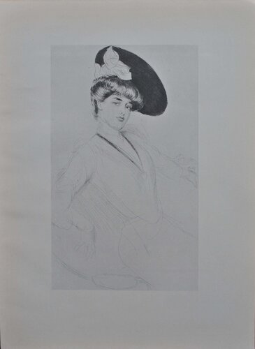 Miss Taylor di Paul César Helleu, Stampa in vendita su Singulart