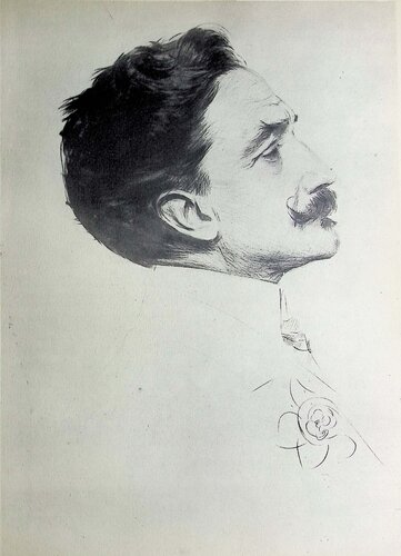 Le Comte Robert de Montesquiou van Paul César Helleu, Afdruk te koop op Singulart