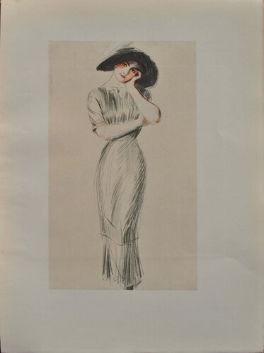 Mademoiselle Medjé Conquy timide by Paul César Helleu, Print for Sale on Singulart