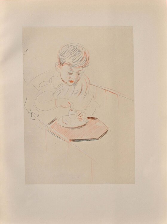 L'oeuf à la coque Paul César Helleu
