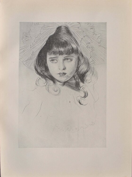 Le chapeau de plissés Paul César Helleu