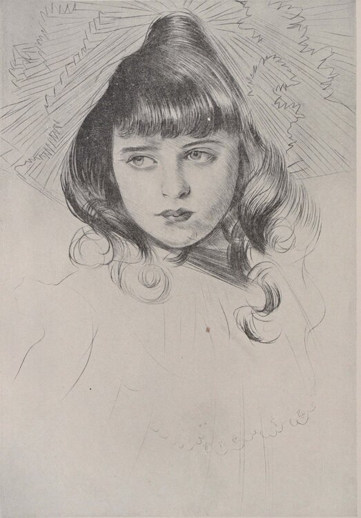 Le chapeau de plissés Paul César Helleu