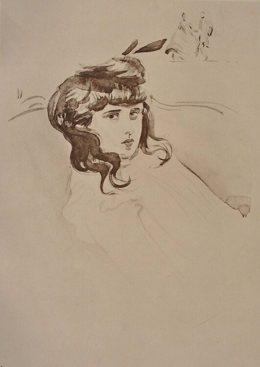 Les cheveux serpentins Paul César Helleu