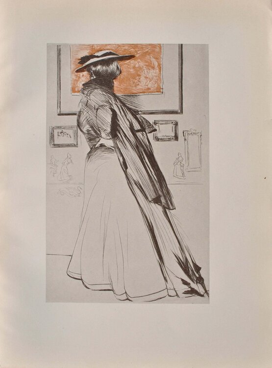 Elégante au musée Paul César Helleu