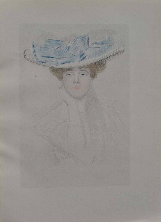 Le noeud bleu Paul César Helleu