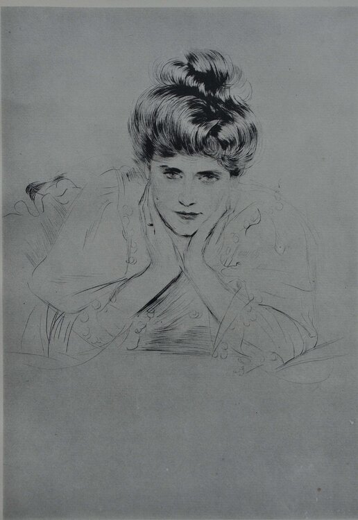 Regard énigmatique Paul César Helleu