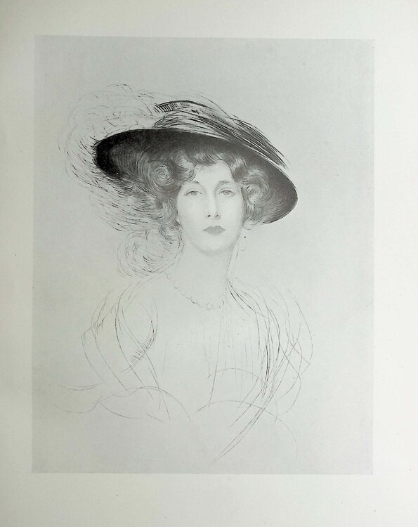 Le chapeau à plume Paul César Helleu