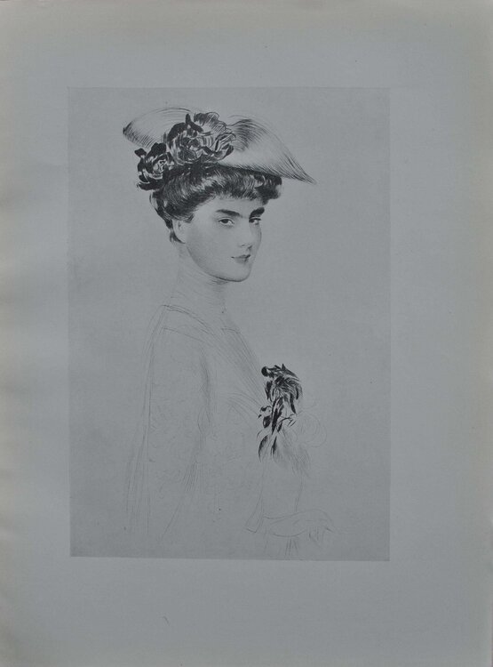 Le tricorne fleuri Paul César Helleu
