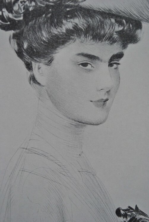 Le tricorne fleuri Paul César Helleu