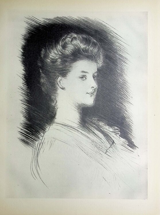 La duchesse d'Audiffret Pasquier Paul César Helleu