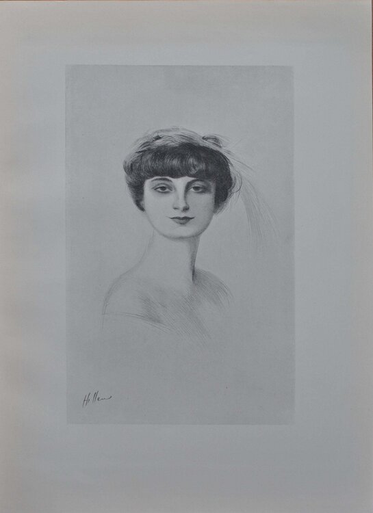 La comtesse Anna de Noailles Paul César Helleu