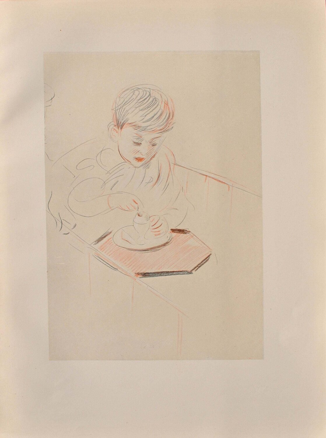 L'oeuf à la coque Paul César Helleu Édition à vendre