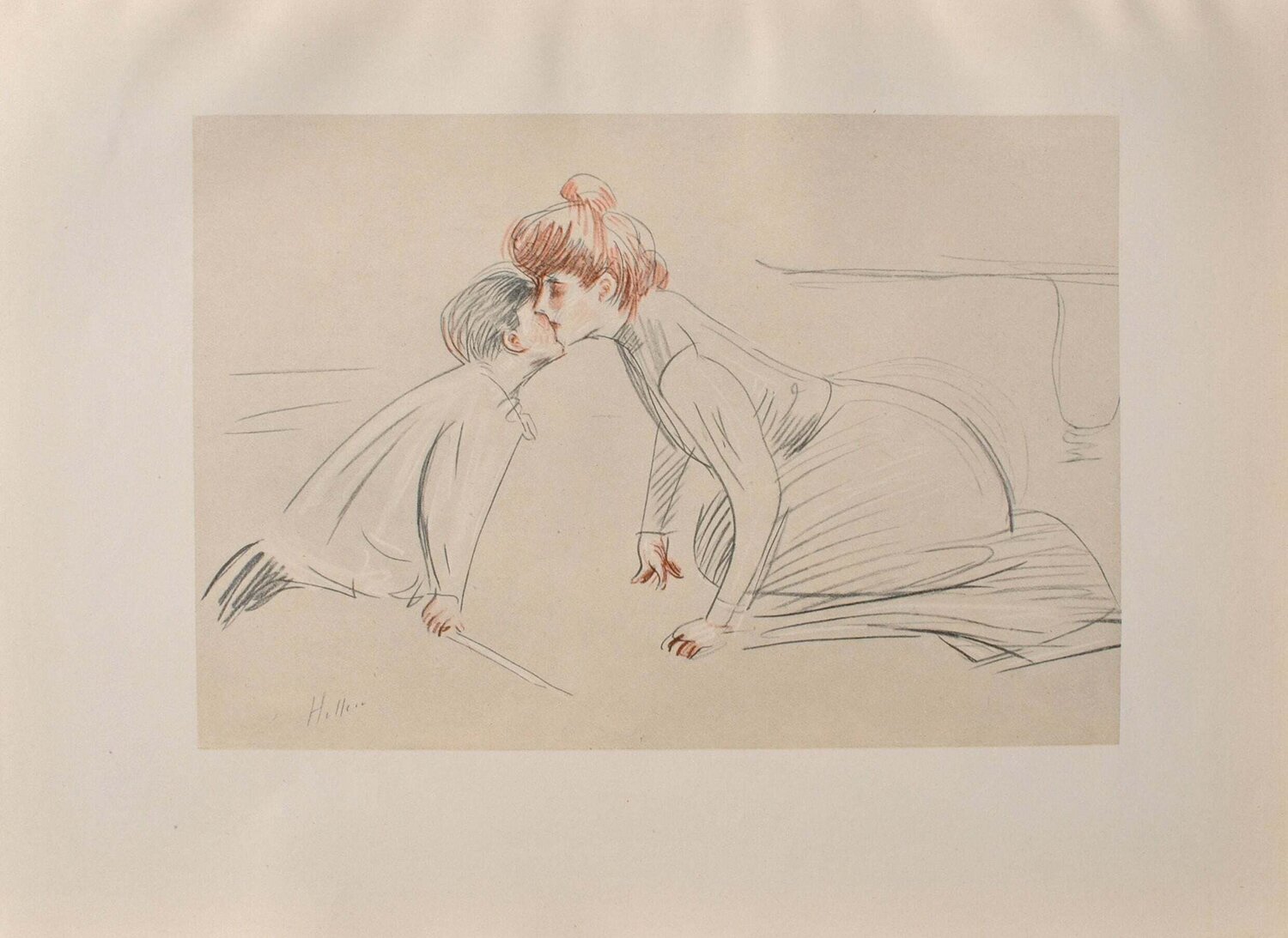 La tendresse de maman Paul César Helleu Impresión en venta