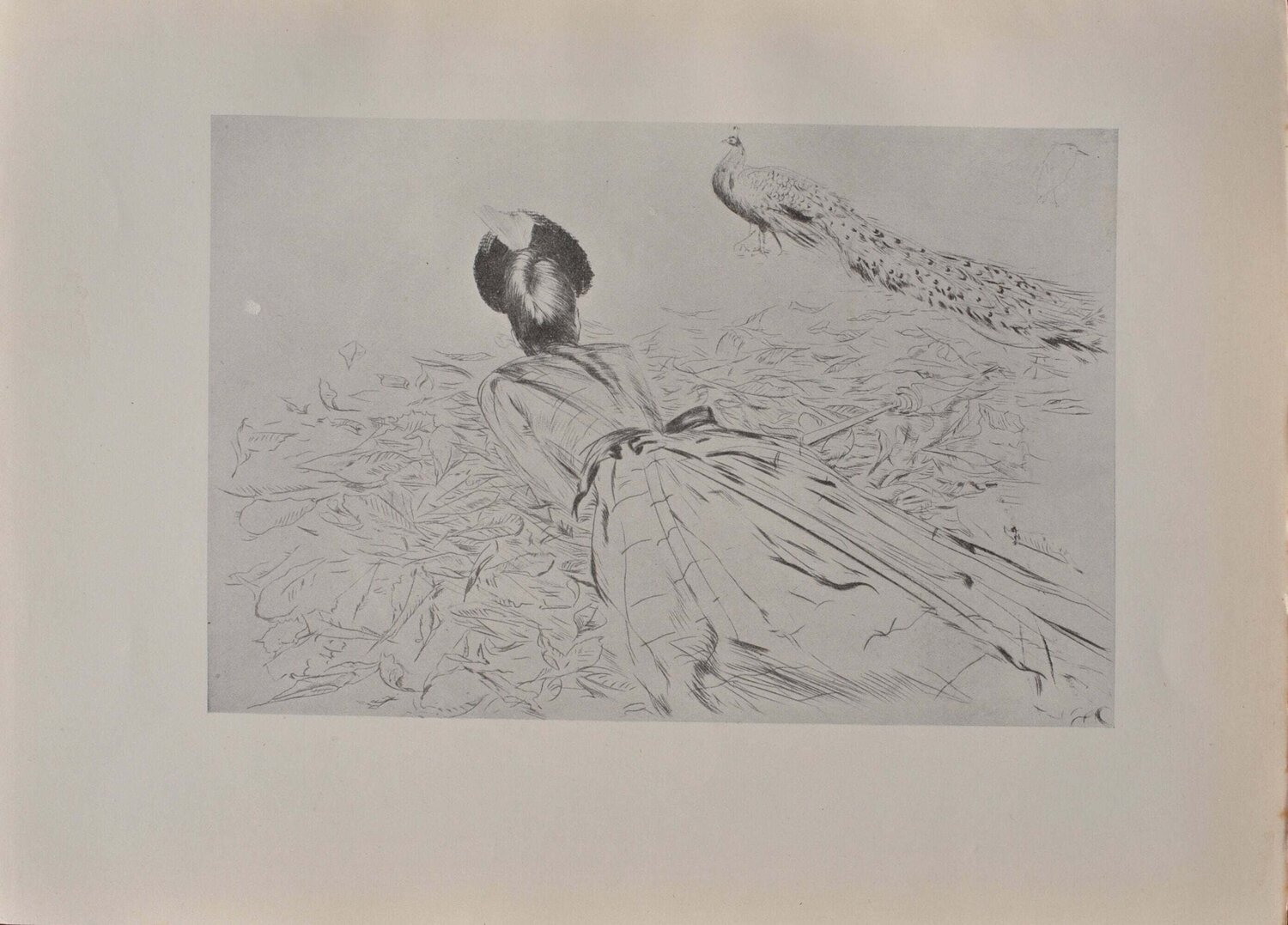 Les paons Paul César Helleu Print for sale