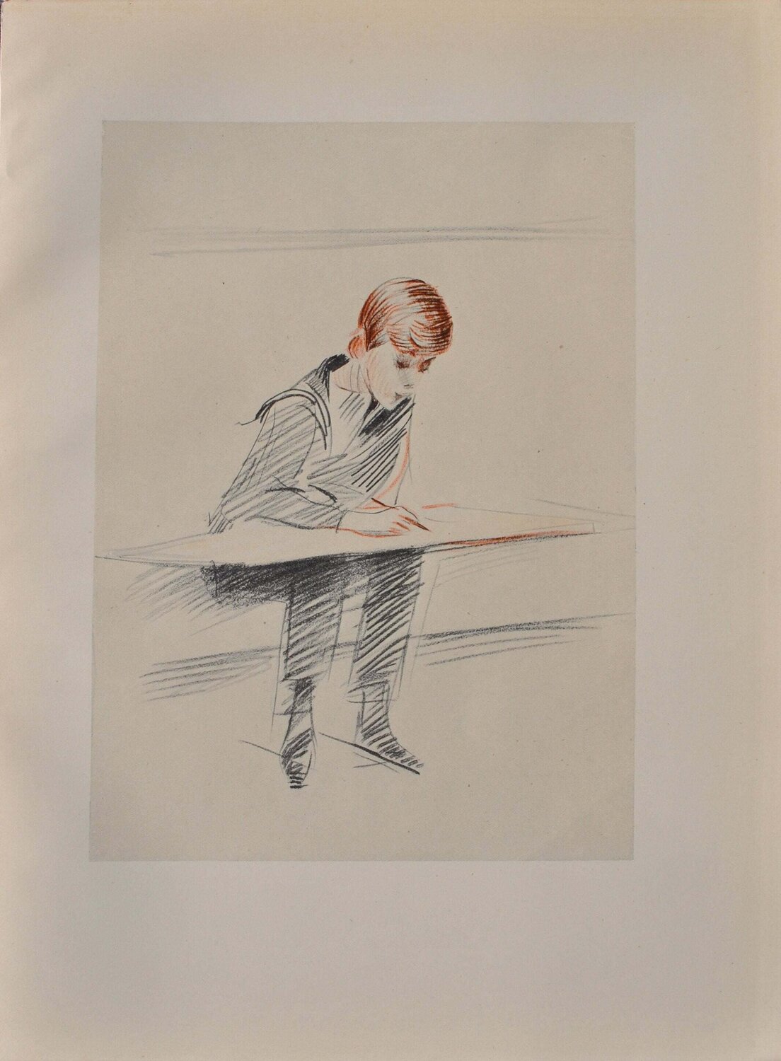 Le petit pencilateur Paul César Helleu Stampa in vendita