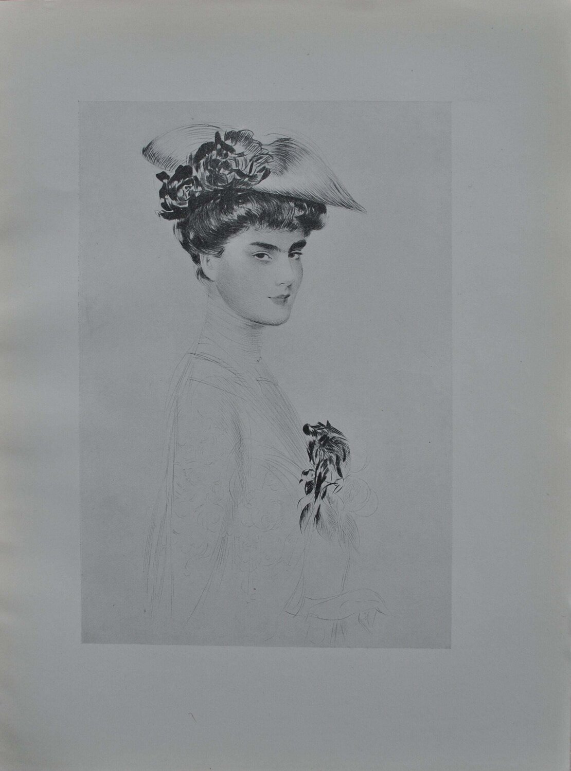 Le tricorne fleuri Paul César Helleu Afdruk te koop