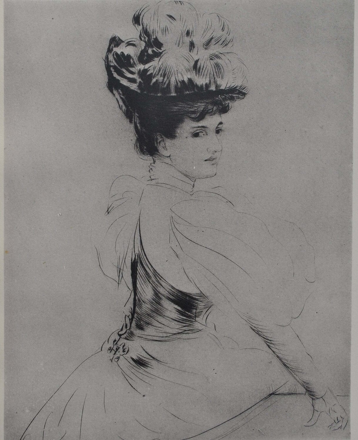 La comtesse rené de Béarn Paul César Helleu Druck zu verkaufen