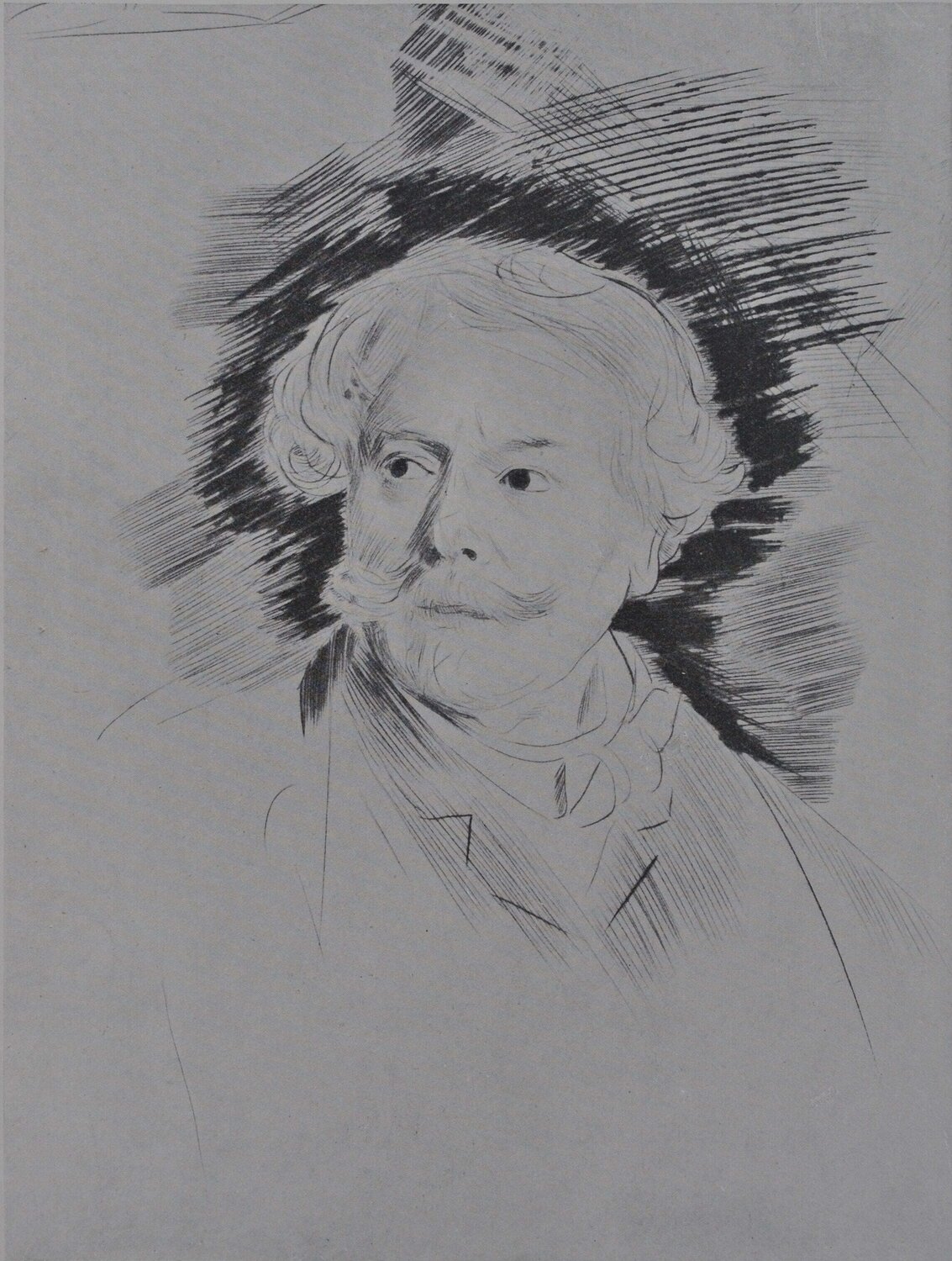 Edmond de Goncourt Paul César Helleu Druck zu verkaufen