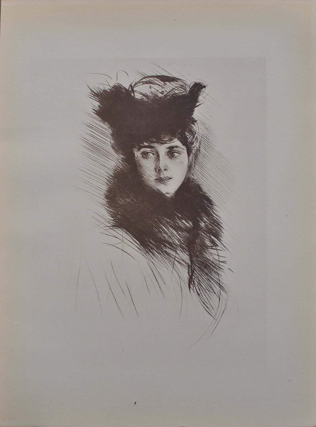 La comtesse de San Maritno Paul César Helleu Impresión en venta