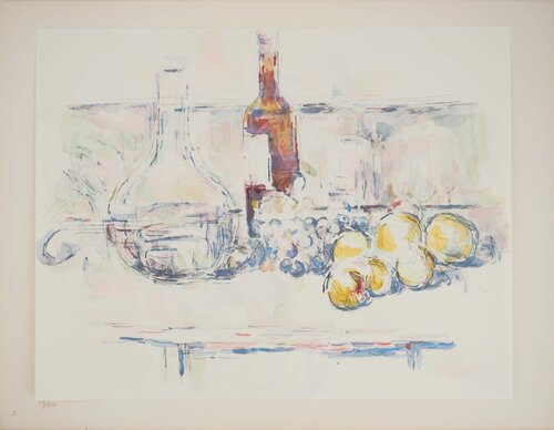 Nature morte aux pommes von Paul Cézanne, Druck kaufen auf Singulart