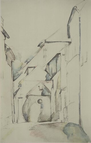 Intérieur de village von Paul Cézanne, Druck kaufen auf Singulart