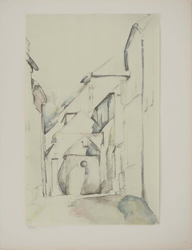 Intérieur de village van Paul Cézanne, Afdruk te koop op Singulart