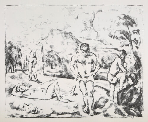 The Bathers by Paul Cézanne, 인쇄 for Sale on Singulart