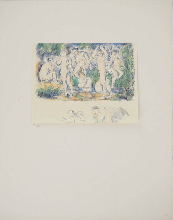 Etude de Baigneurs Paul Cézanne