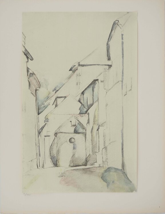 Intérieur de village Paul Cézanne