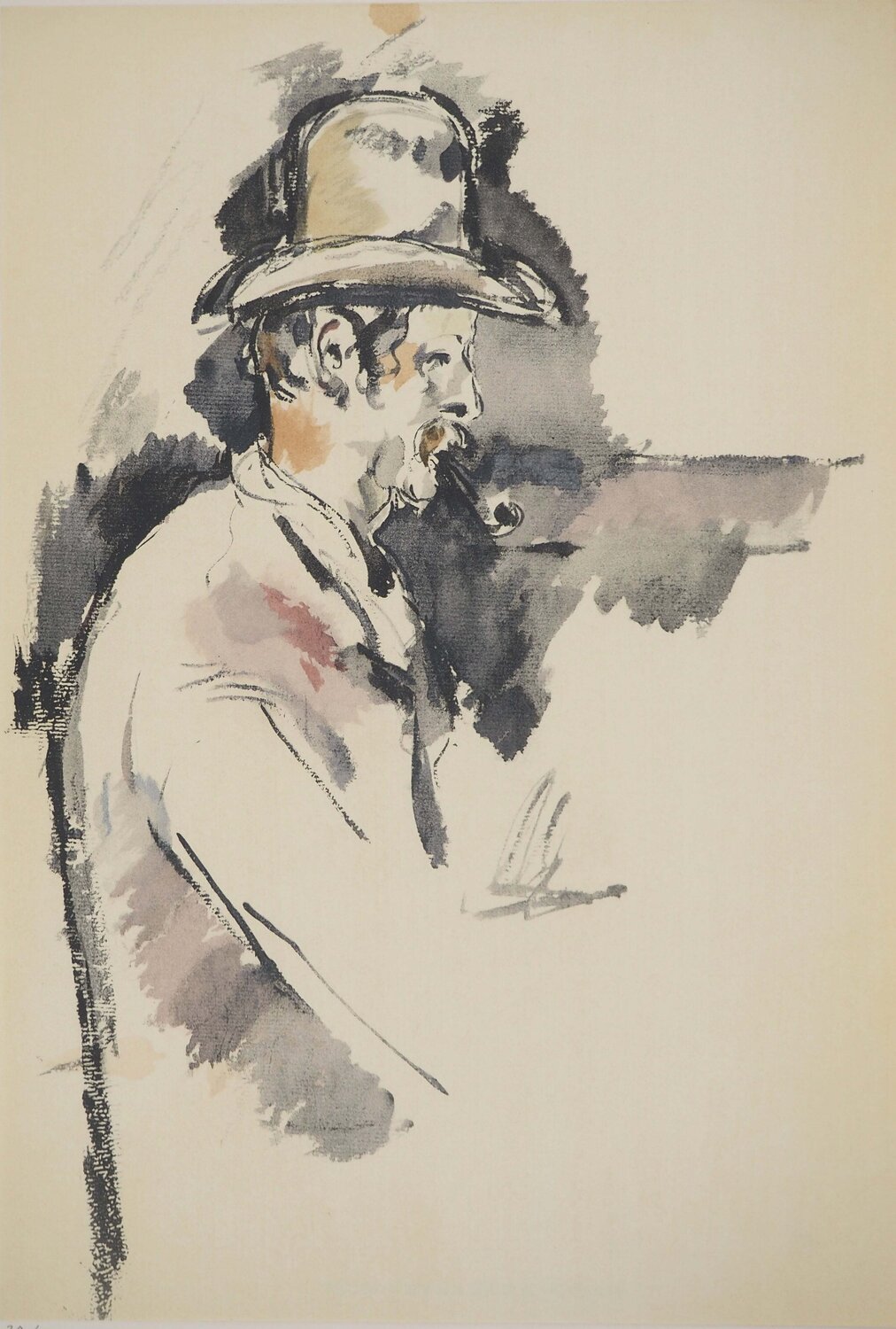 Etude pour un joueur de carte Paul Cézanne Druck zu verkaufen