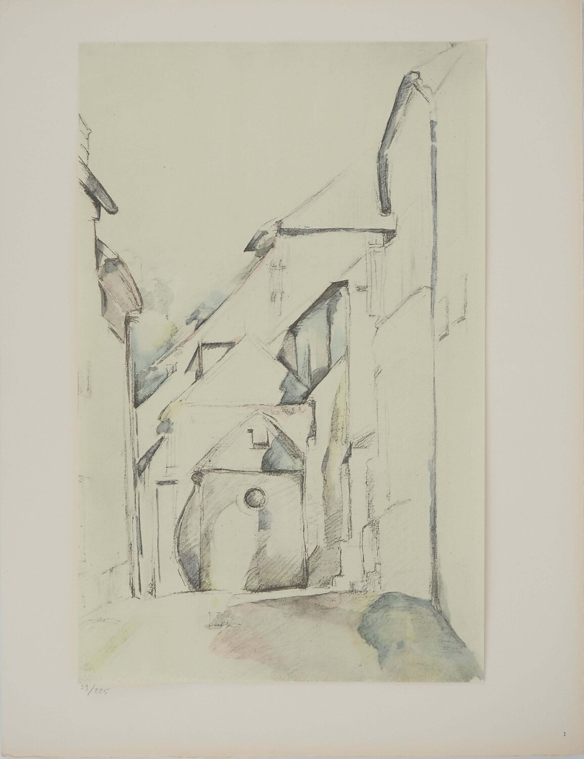 Intérieur de village Paul Cézanne Stampa in vendita