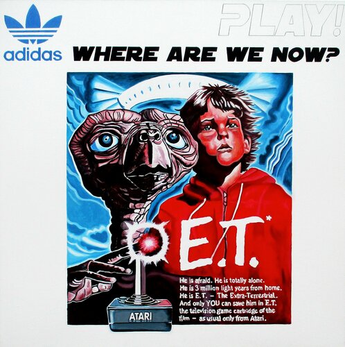 Where are we now? (Pop Art painting) di Super Pop Boy, Pittura in vendita su Singulart