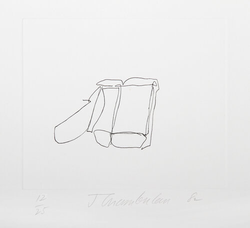 II from the Ten Coconut Portfolio di John Chamberlain, Stampa in vendita su Singulart