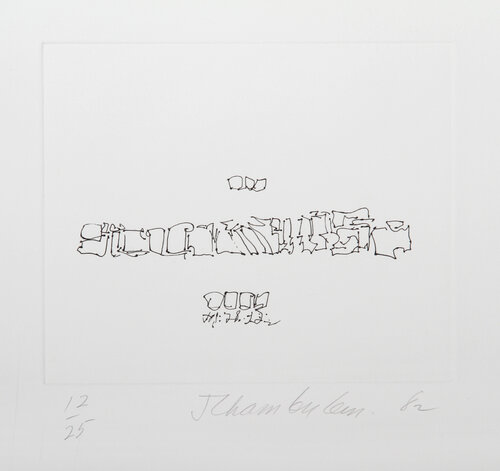 III from the Ten Coconut Portfolio di John Chamberlain, Stampa in vendita su Singulart