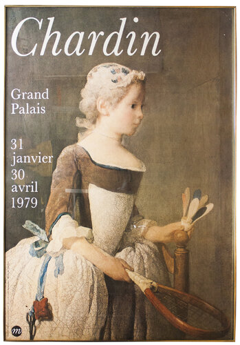 Girl with Racket and Shuttlecock by Jean-Siméon Chardin, Print for Sale on Singulart