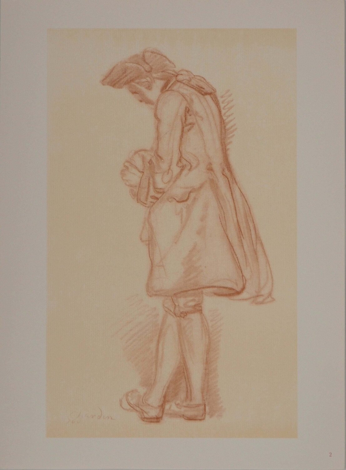 Joueur de boules Jean-Siméon Chardin Impresión en venta