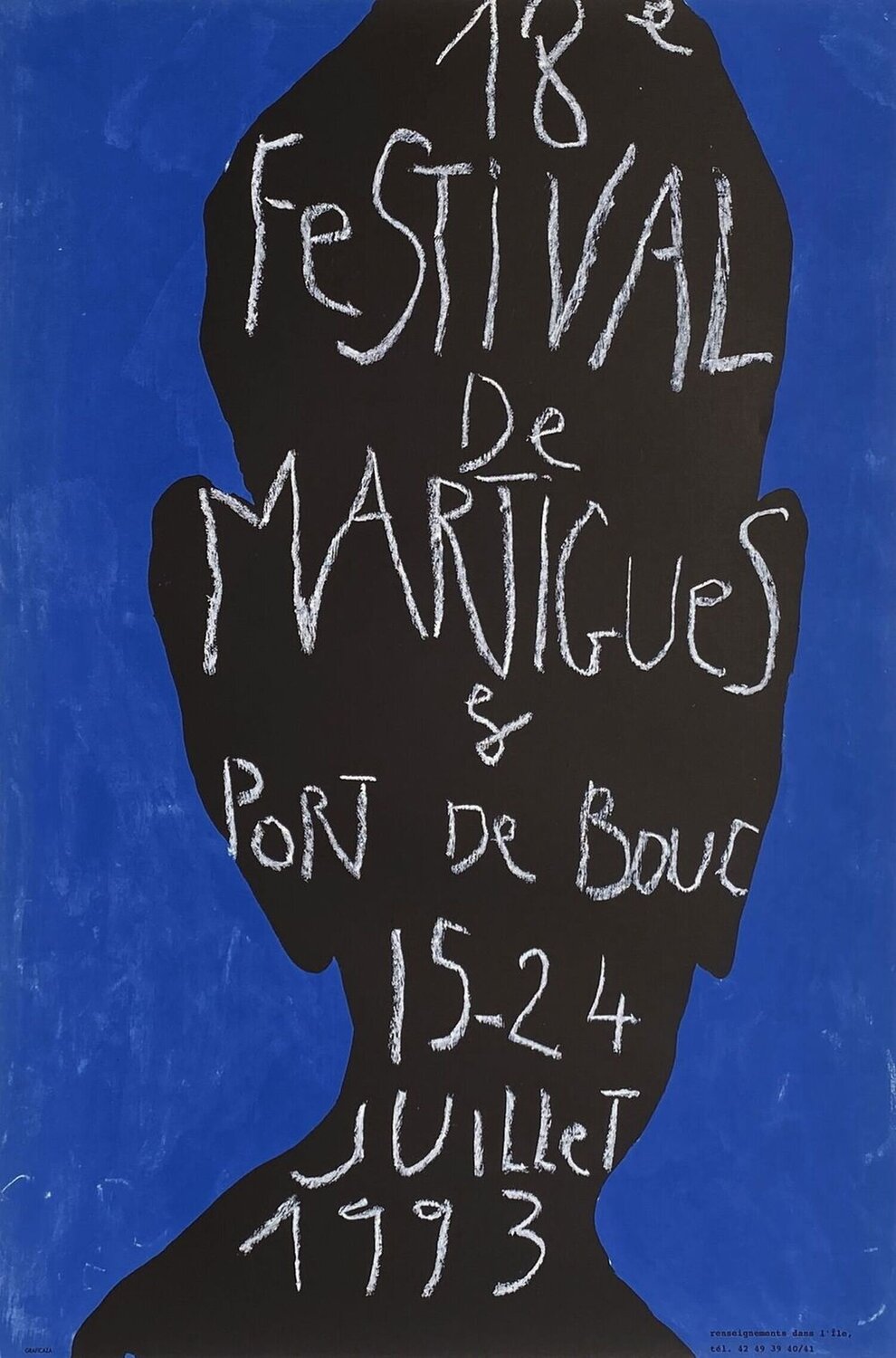 Festival de Martigues Jean Charles Blais Druck zu verkaufen