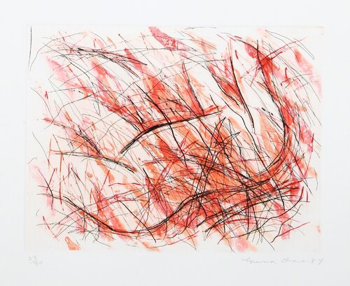 St. Joan Variant II (Fire) van Louisa Chase, Afdruk te koop op Singulart