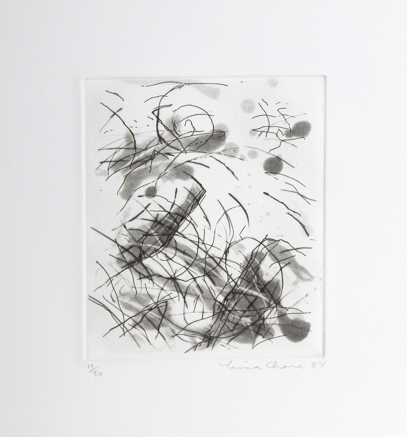 Portfolio of Six Etchings, IV Louisa Chase