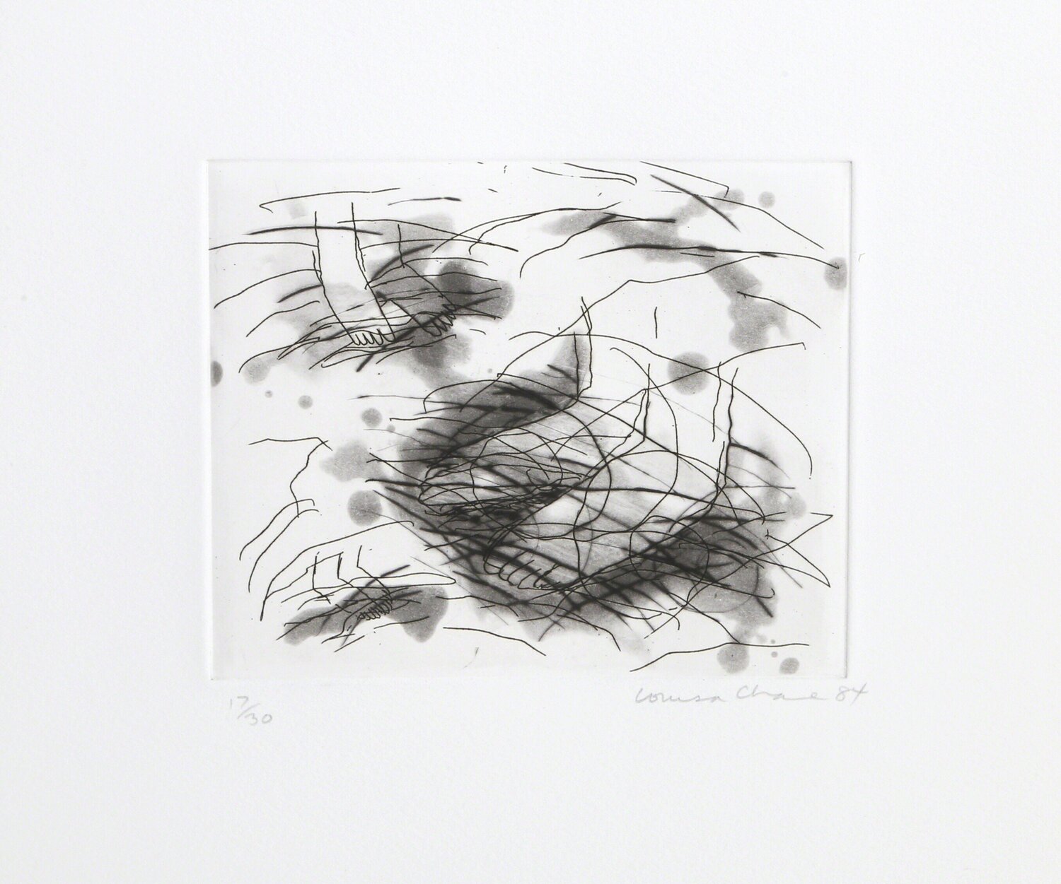 Portfolio of Six Etchings, VI Louisa Chase