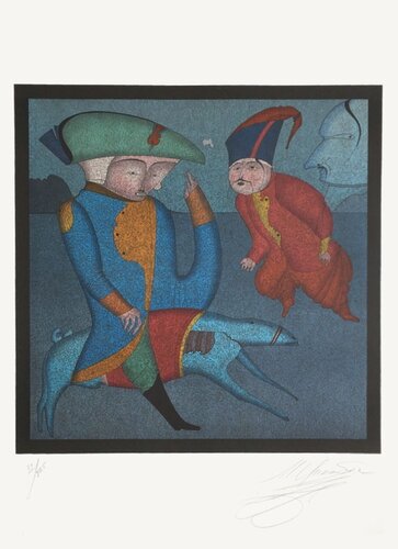 Carnaval de St Petersburg IV : les gendarmes by Mihail Chemiakin, Print for Sale on Singulart