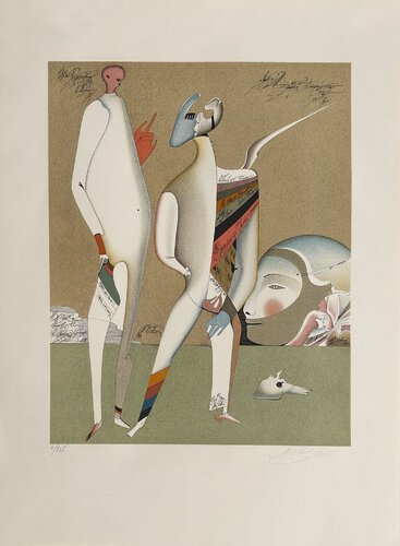 Personnage fantastique IV von Mihail Chemiakin, Druck kaufen auf Singulart