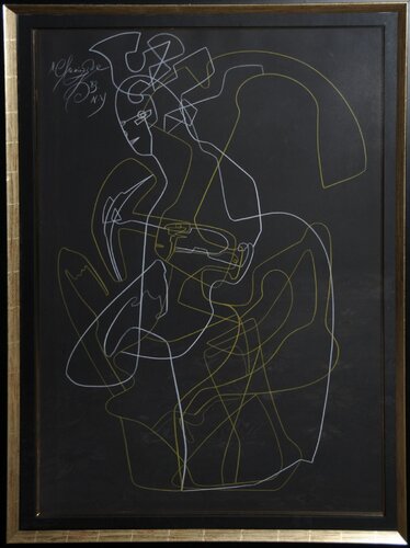 Music Man par Mihail Chemiakin, Œuvre sur papier en vente sur Singulart